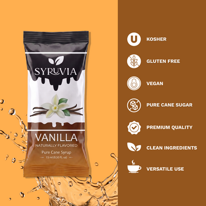 Vanilla Syrup Pouches