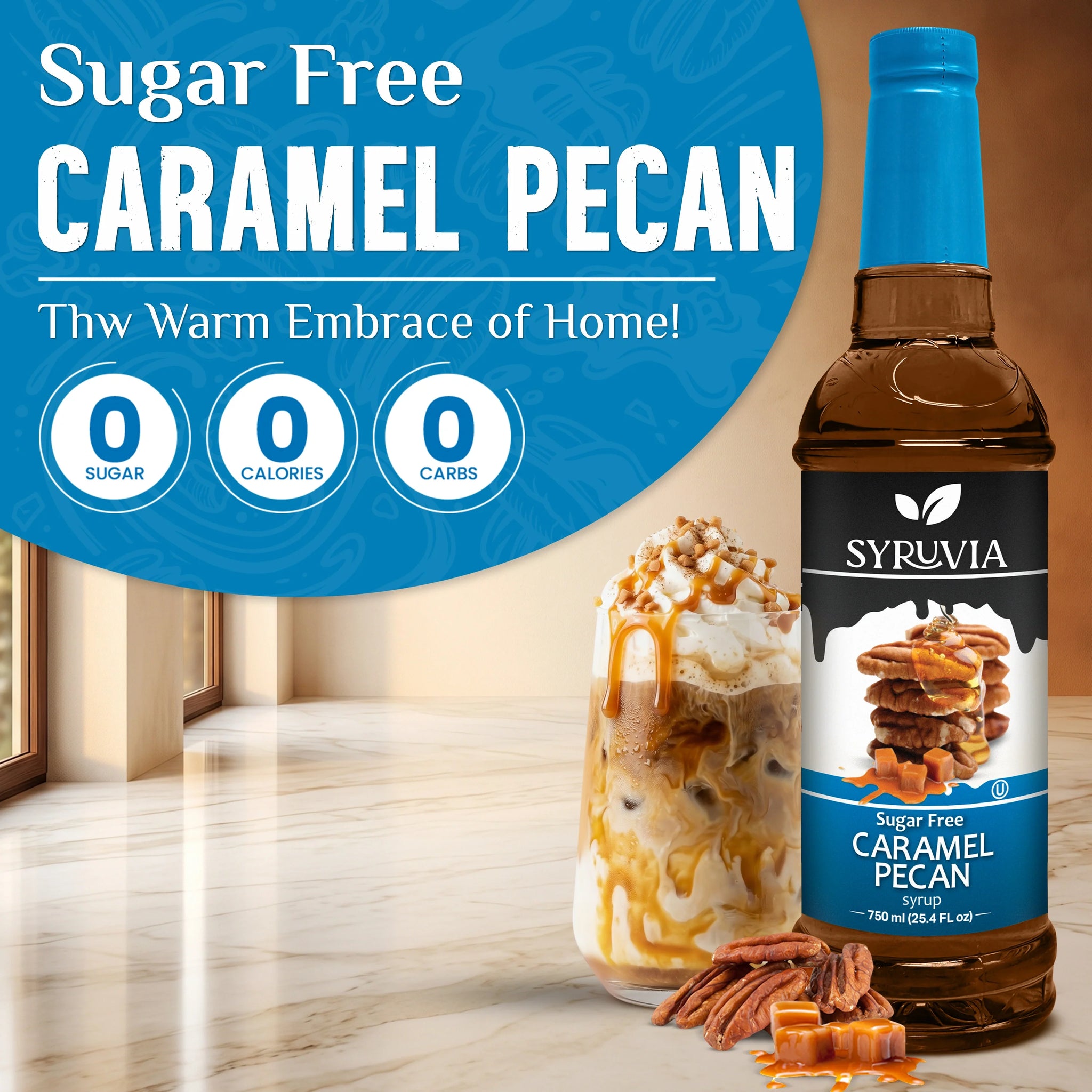 Sugar-Free Caramel Pecan Syrup