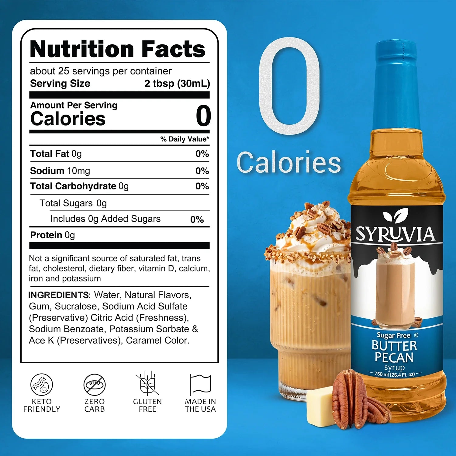 Sugar Free Butter Pecan Syrup