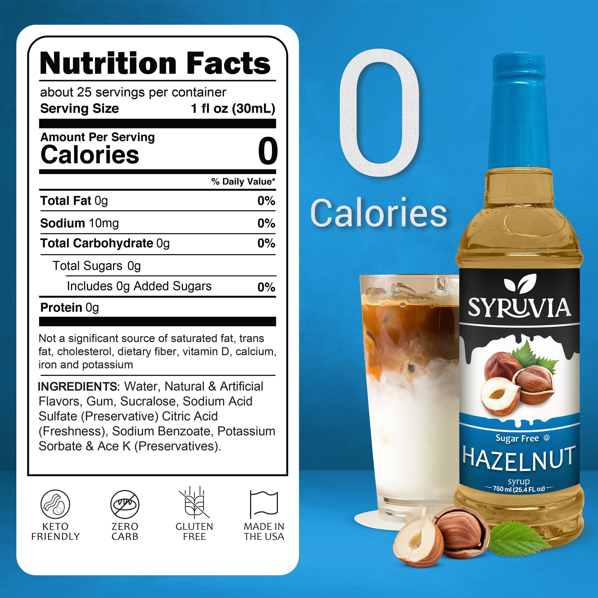 Sugar-Free Hazelnut Syrup