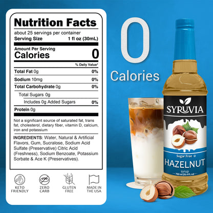 Sugar-Free Hazelnut Syrup