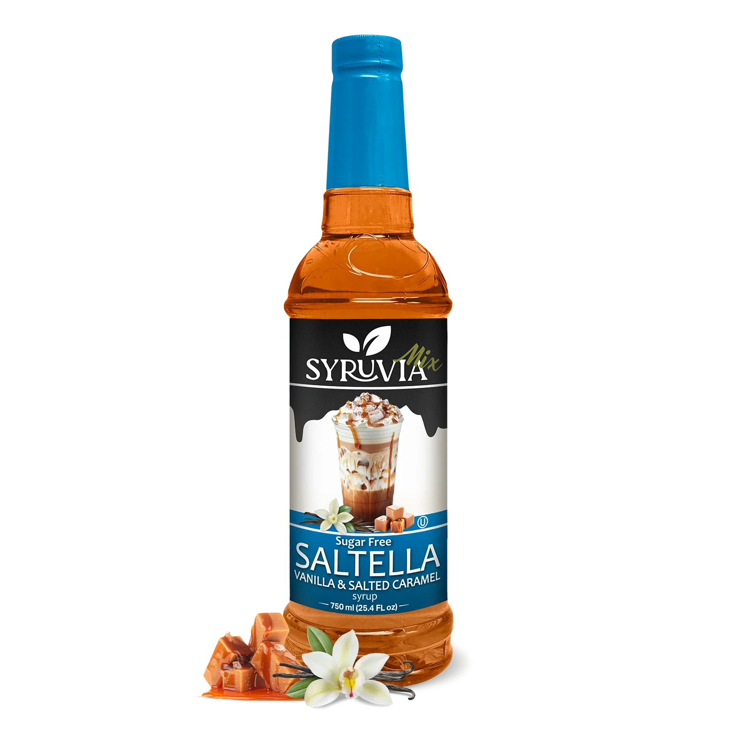 Sugar-Free SALTELLA Syrup™  Vanilla Salted Caramel
