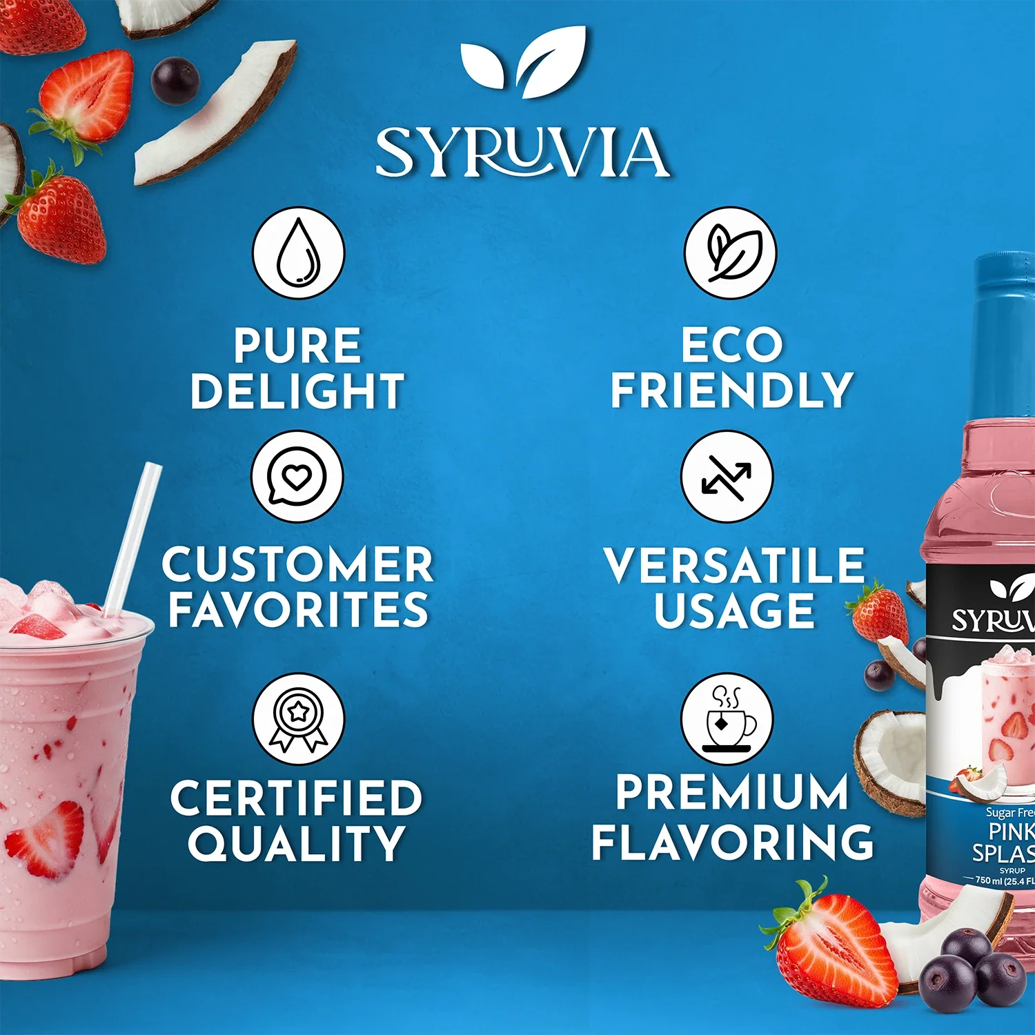 Sugar Free Pink Splash Syrup