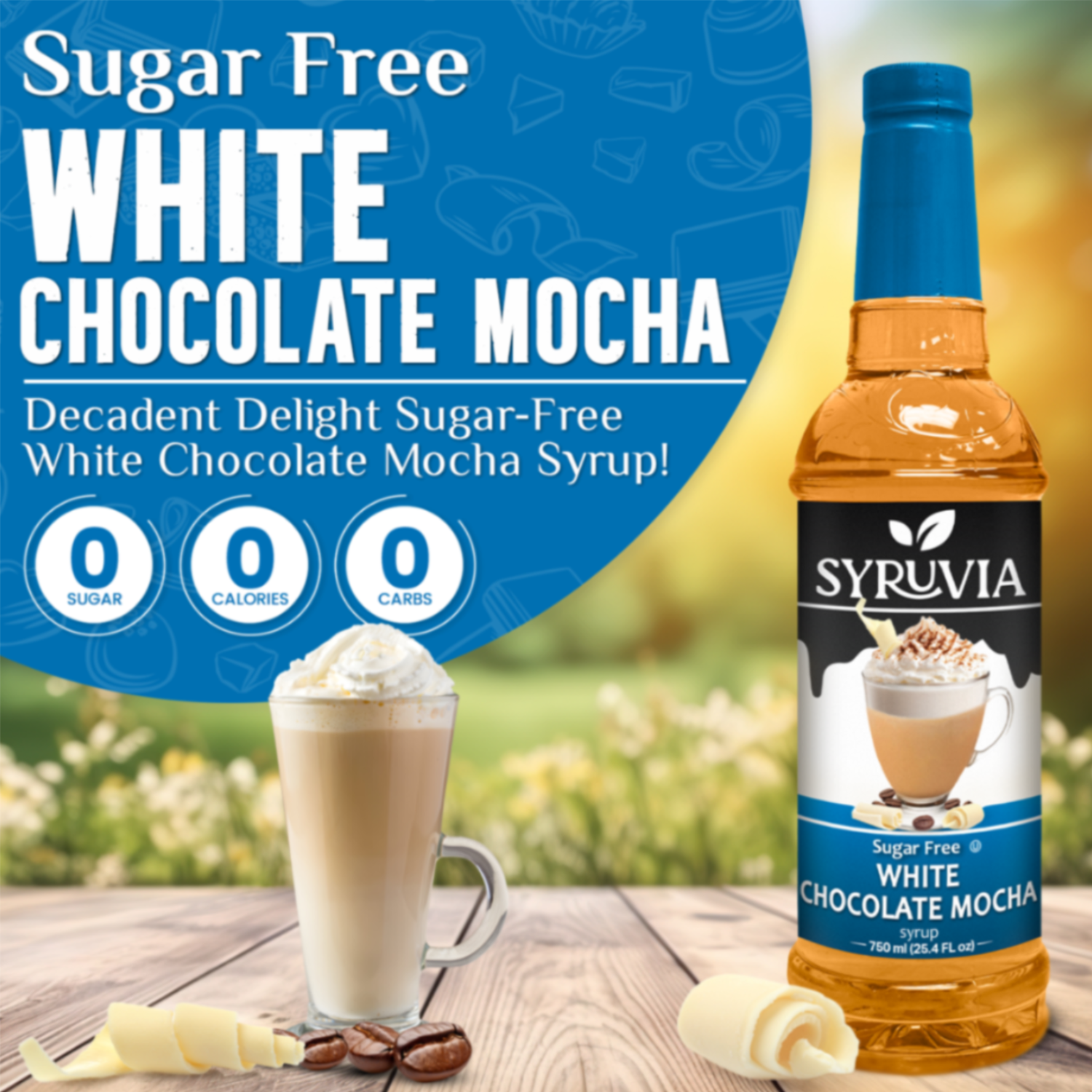 Sugar-Free White Chocolate Mocha Syrup