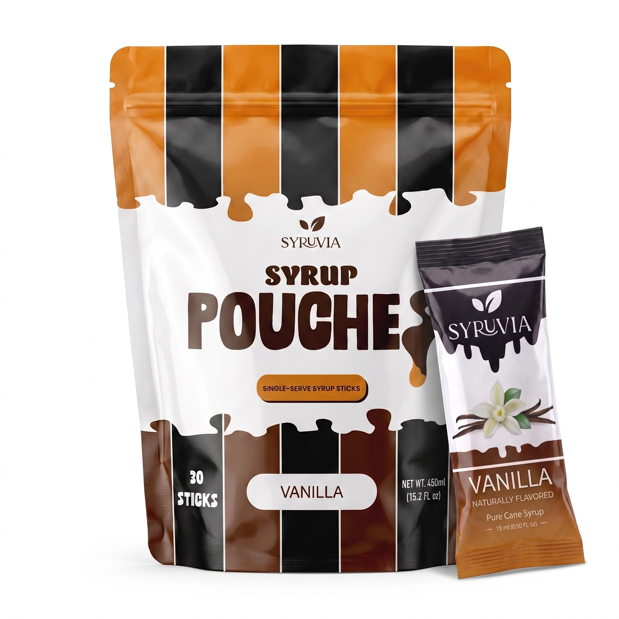 Vanilla Syrup Pouches